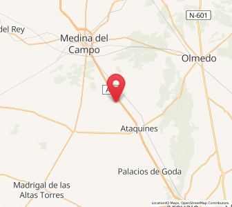Map of San Vicente del Palacio, Castille and León