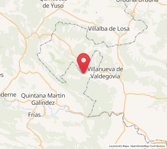 Map of San Zadornil, Castille and León