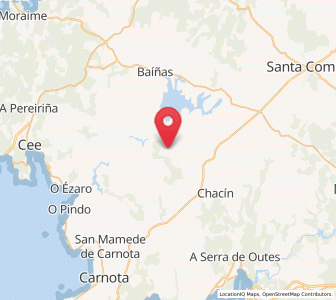 Map of Sanfoga, Galicia