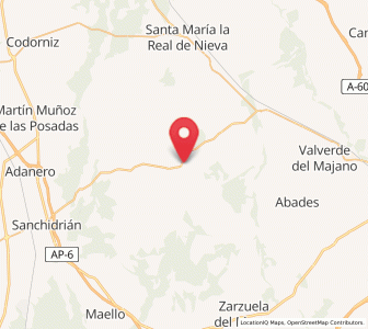 Map of Sangarcía, Castille and León