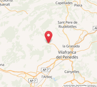 Map of Sant Martí Sarroca, Catalonia