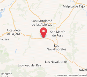 Map of Santa Ana de Pusa, Castille-La Mancha