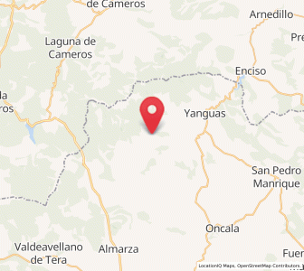 Map of Santa Cecilia, Castille and León