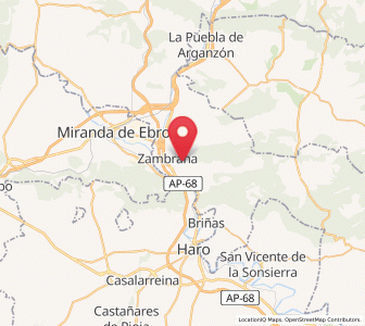 Map of Santa Cruz del Fierro, Basque Country