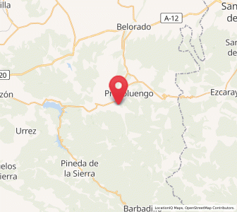 Map of Santa Cruz del Valle Urbión, Castille and León