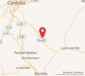 Map of Santa Cruz, Andalusia