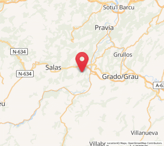 Map of Santa Eufemia, Asturias