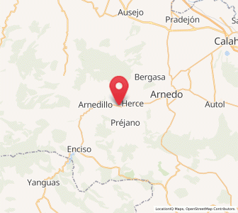 Map of Santa Eulalia Bajera, La Rioja