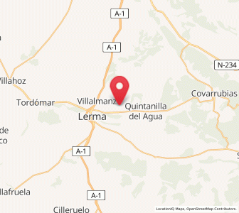 Map of Santa Inés, Castille and León