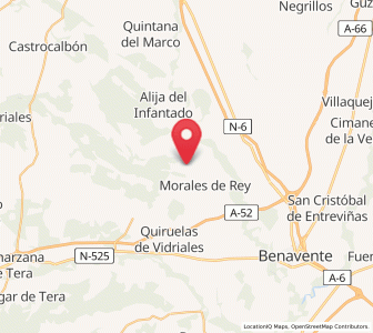 Map of Santa María de la Vega, Castille and León
