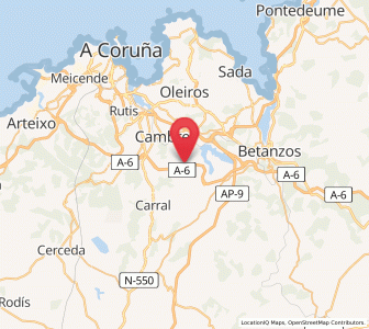 Map of Santa María de Vigo, Galicia