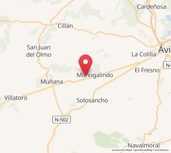 Map of Santa Maria del Arroyo, Castille and León