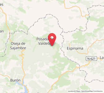 Map of Santa Marina de Valdeón, Castille and León