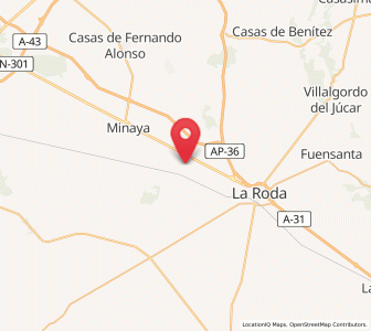 Map of Santa Marta, Castille-La Mancha