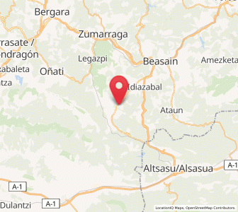 Map of Santalde, Basque Country
