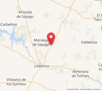 Map of Santarén de los Peces, Castille and León
