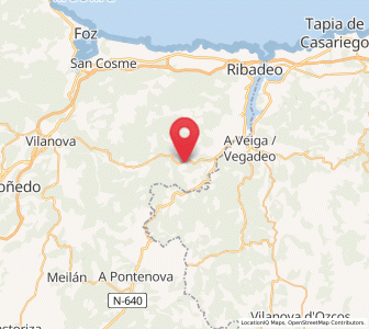 Map of Sante, Galicia