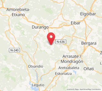Map of Santiago, Basque Country