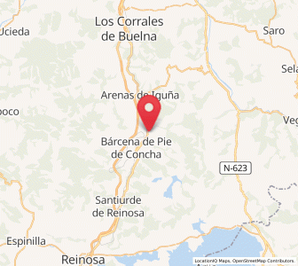 Map of Santián, Cantabria