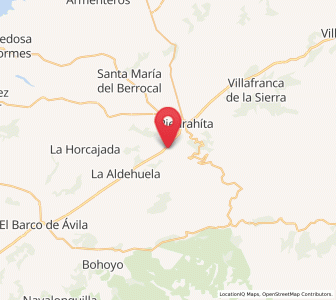 Map of Santiuste, Castille and León