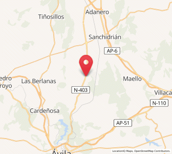 Map of Santo Domingo de las Posadas, Castille and León
