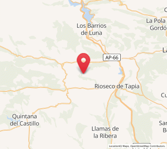 Map of Santovenia, Castille and León