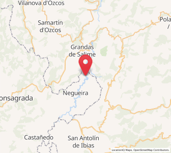 Map of Sarceada, Galicia