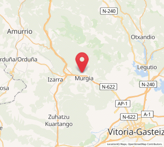 Map of Sarria, Basque Country