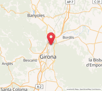 Map of Sarrià de Ter, Catalonia