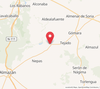 Map of Sauquillo de Boñices, Castille and León