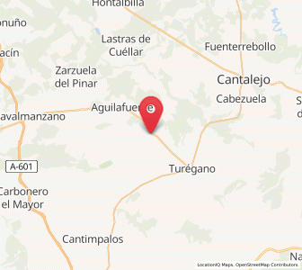 Map of Sauquillo de Cabezas, Castille and León