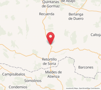 Map of Sauquillo de Paredes, Castille and León