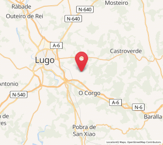 Map of Segovia, Galicia