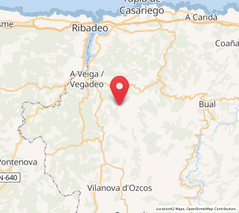 Map of Sela de Vinjoy, Asturias