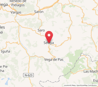 Map of Selaya, Cantabria