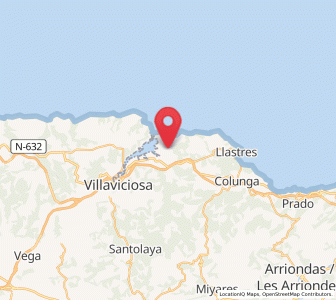 Map of Selorio, Asturias