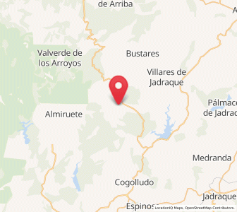 Map of Semillas, Castille-La Mancha