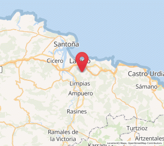 Map of Seña, Cantabria