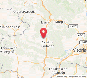 Map of Sendadiano, Basque Country