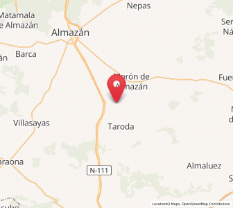 Map of Señuela, Castille and León