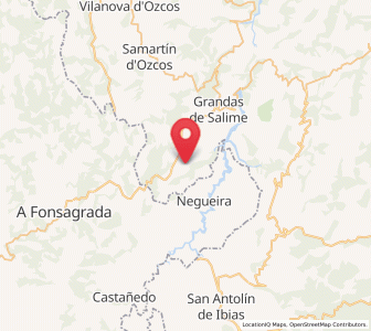 Map of Seoane, Asturias
