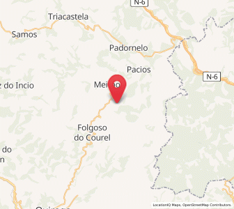 Map of Seoane do Courel, Galicia