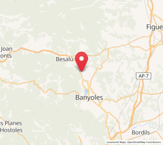 Map of Serinyà, Catalonia