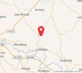 Map of Sesma, Navarre