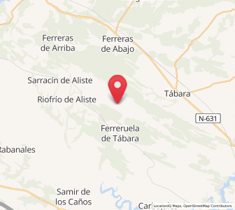 Map of Sesnández, Castille and León