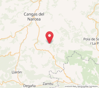 Map of Siero, Asturias
