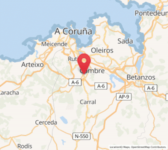 Map of Sigrás de Arriba, Galicia