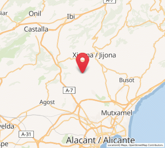 Map of Silim, Valencia