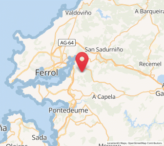 Map of Sillobre, Galicia