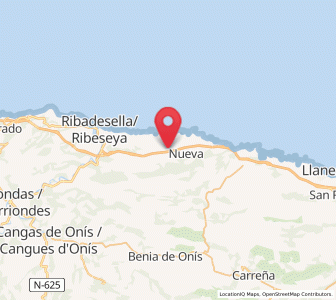 Map of Silviella, Asturias